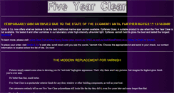 Desktop Screenshot of fiveyearclear.com